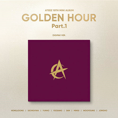 (ATEEZ) - 10th Mini Album [GOLDEN HOUR : Part.1] [Digipak VER.]