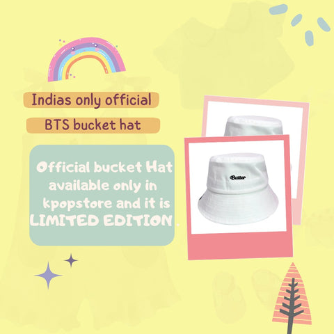 BTS Butter Logo Bucket Hat [Official Merch]