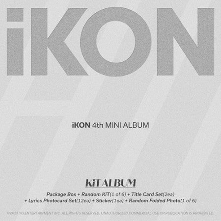 iKON - 4th MINI ALBUM [FLASHBACK] [KiT ALBUM]