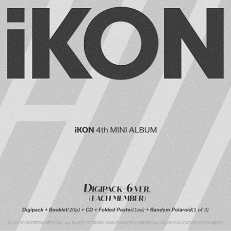iKON - 4th MINI ALBUM [FLASHBACK] [DIGIPACK ver.]