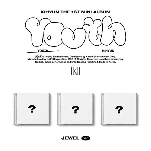 KIHYUN - 1st Mini Album [YOUTH] [JEWEL VER.]