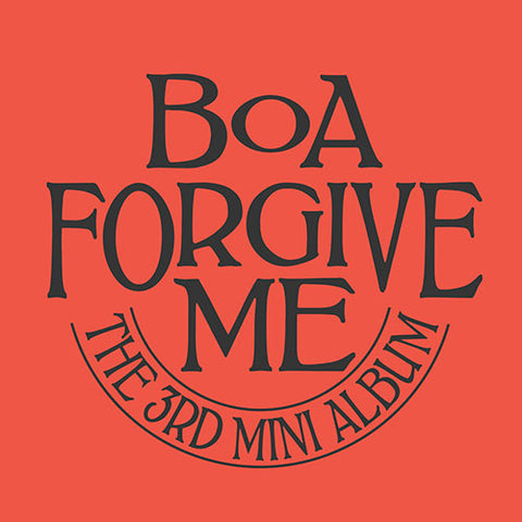 BoA - 3rd Mini Album [Forgive Me] [Hate Ver.]