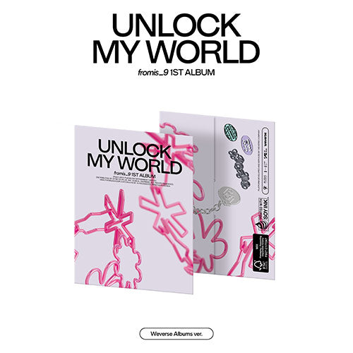 Fromis_9 - 1st Album [Unlock My World] [Weverse Albums Ver.] [SET]