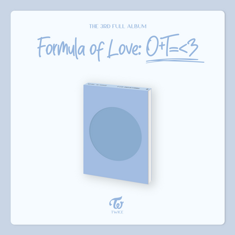 TWICE - 3rd Full Album [Formula of Love: O+T=<3]