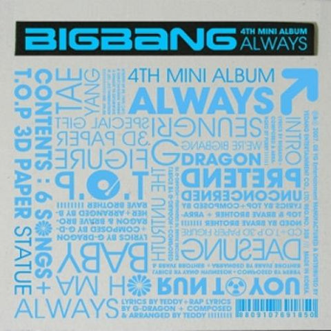 BIGBANG - ALWAYS / 1ST MINI ALBUM