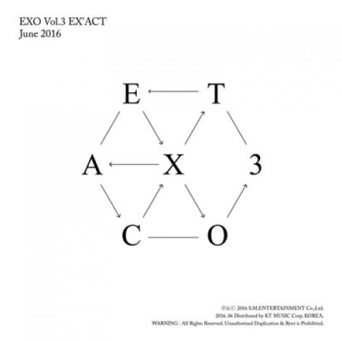 EXO-3rd regular album EX'ACT [Korean Ver.]
