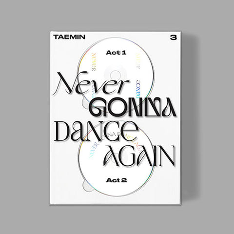 TAEMIN - Regular Three-Book Combined [Never Gonna Dance Again] (Extended Ver.)