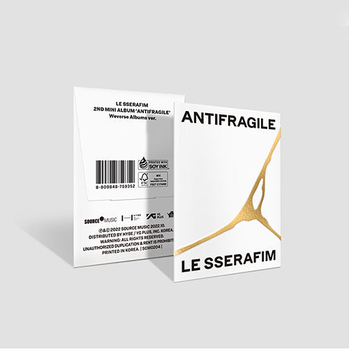 LE SSERAFIM - 2nd Mini Album [ANTIFRAGILE]  [Weverse Albums ver.]