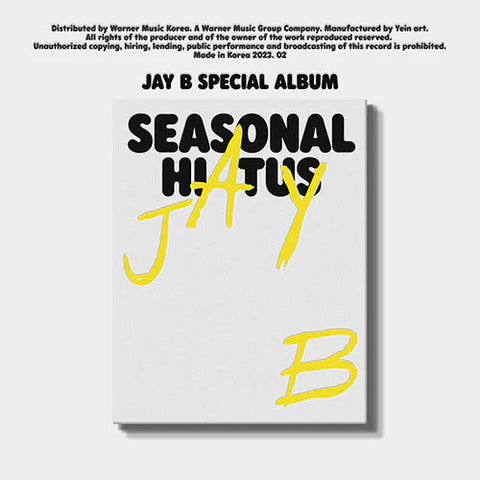 [GOT7] JAY B - Special Album [Seasonal Hiatus]