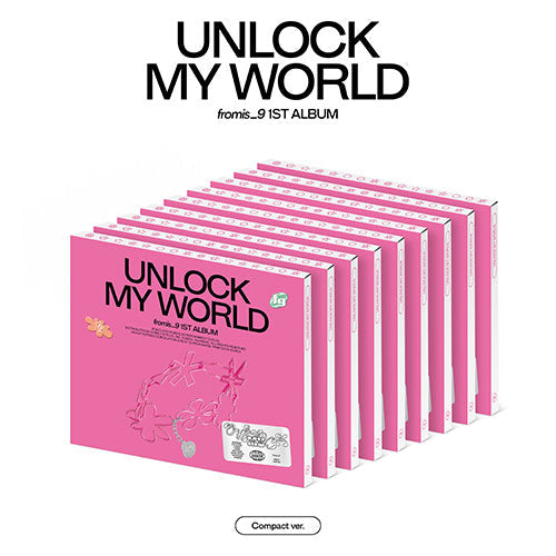Fromis_9 - 1st Album [Unlock My World] [Compact Ver.] [SET]