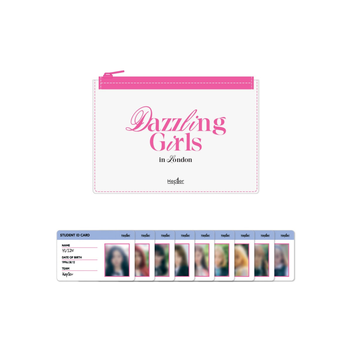 Kep1er - 2022 Dazzling Girls in London [ PVC MINI POUCH & ID CARD SET]