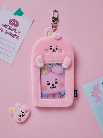 [Line Friends] BT21 COOKY BABY Study With Me Photo Card Holder Key Ring