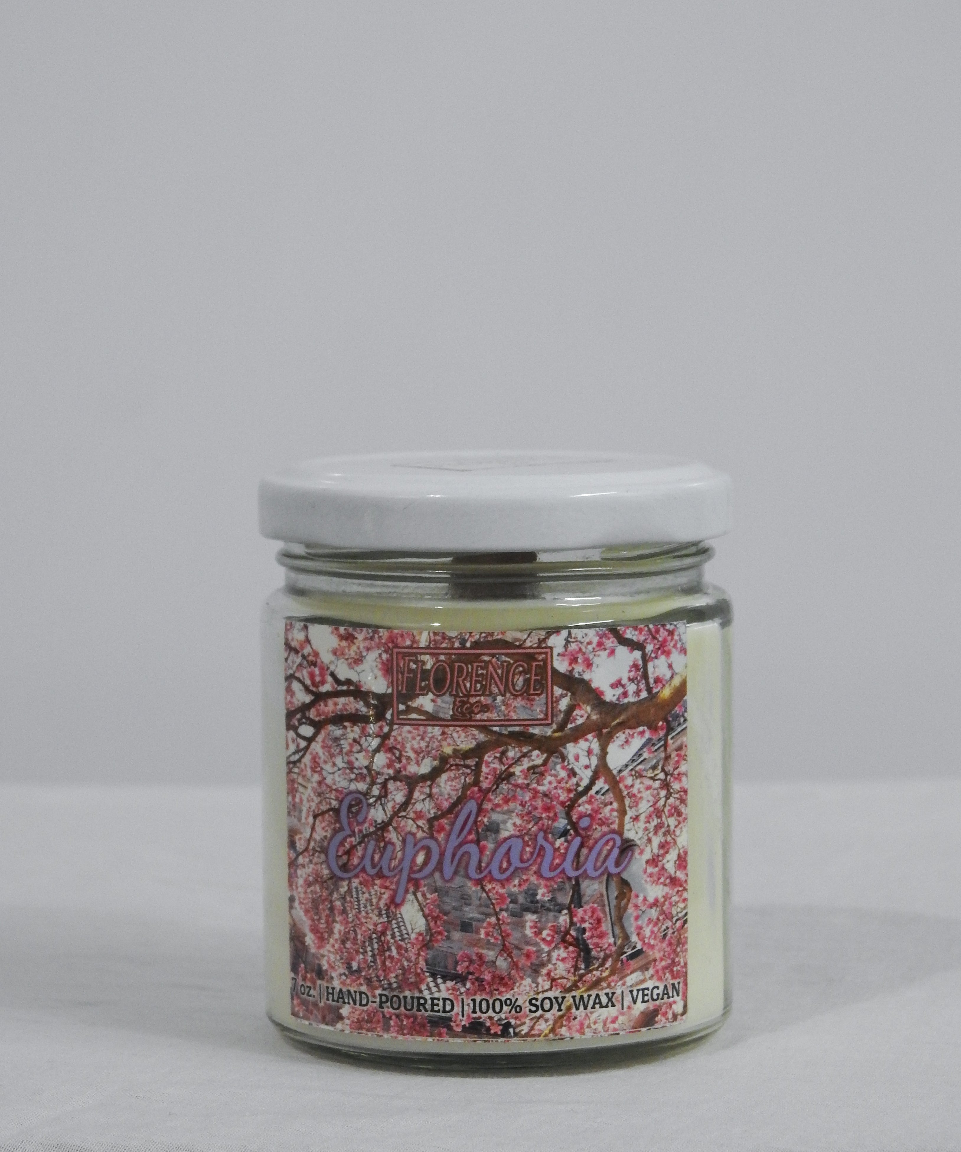 FLORENCE & CO: LARGE SCENTED CANDLE (EUPHORIA)