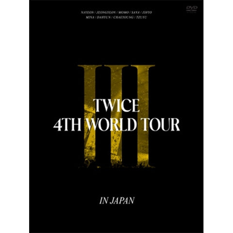 [2DVD] TWICE - [Twice 4th World Tour "III" In Japan] [Region Code 2]  [First Press Limited Edition] [Japanese Ver.]