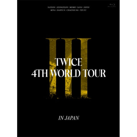 [2023] TWICE - [Twice 4th World Tour "III" In Japan] [Blu-ray] [First Press Limited Edition]  [Japanese Ver.]