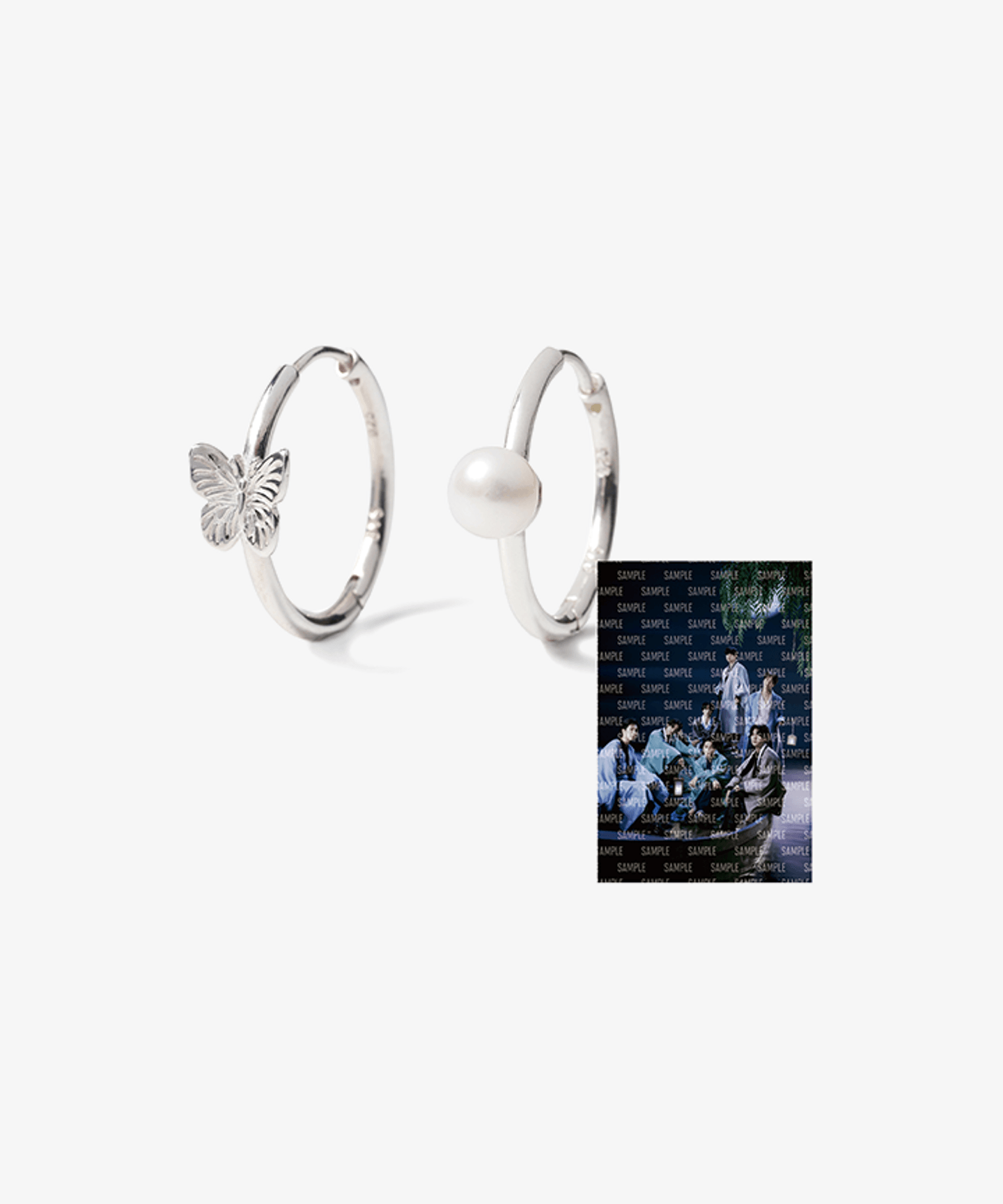 BTS -  2022 DALMAJUNG [Earrings silver]