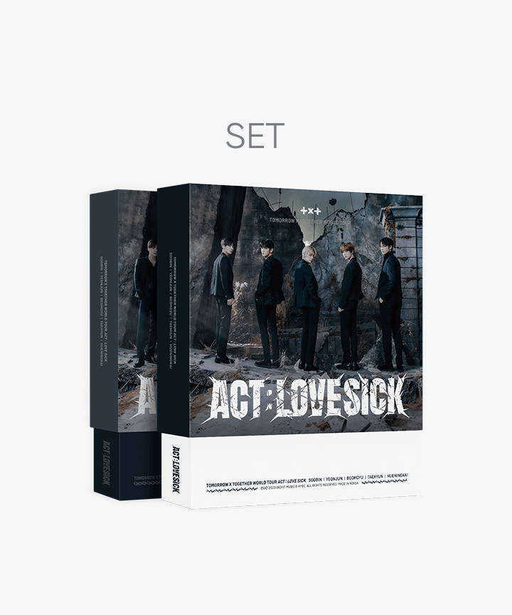 TXT - WORLD TOUR <ACT : LOVE SICK> IN SEOUL [DIGITAL CODE + DVD] [SET]