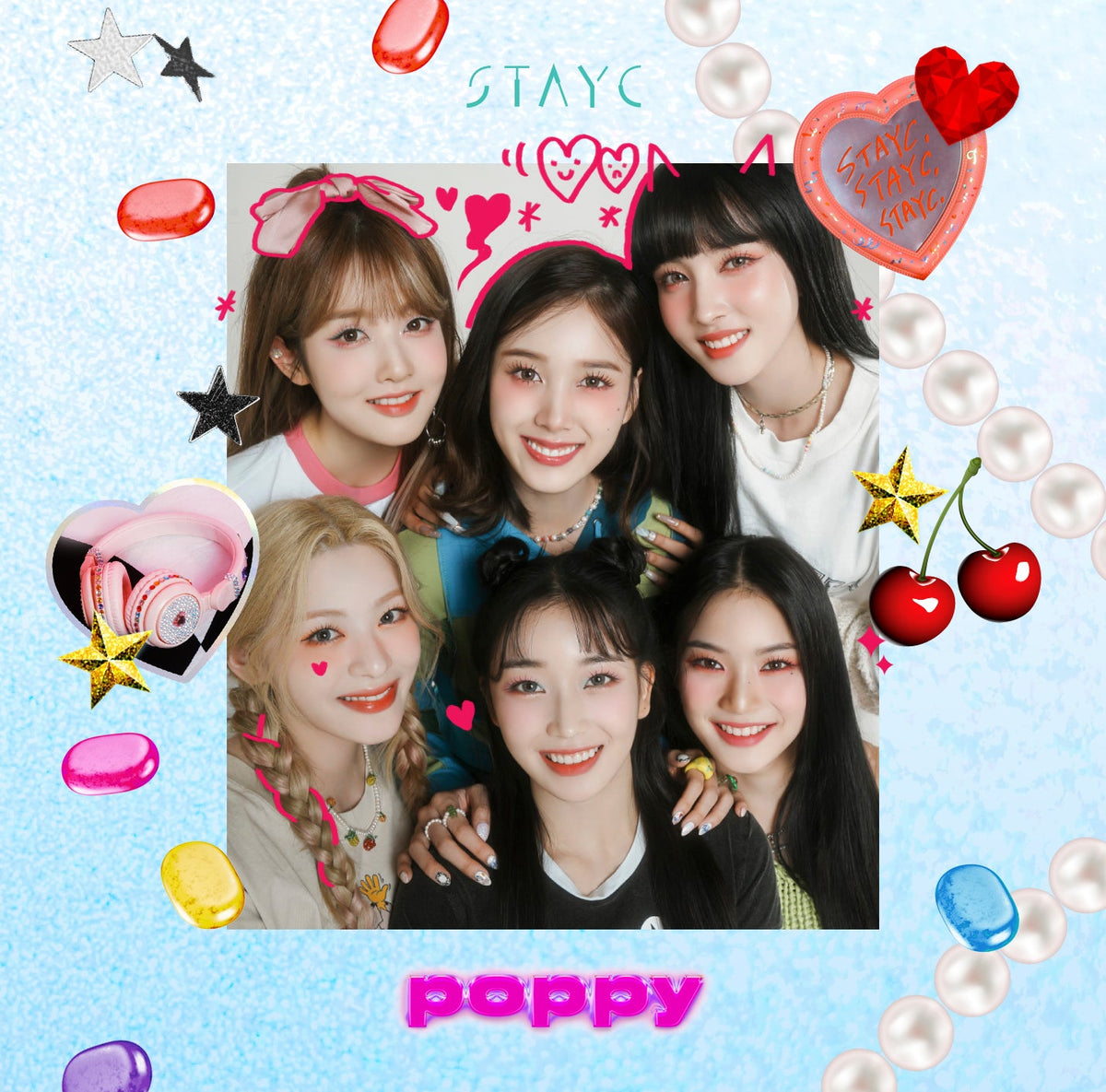 STAYC - Japan debut single "POPPY" [Normal Edition]
