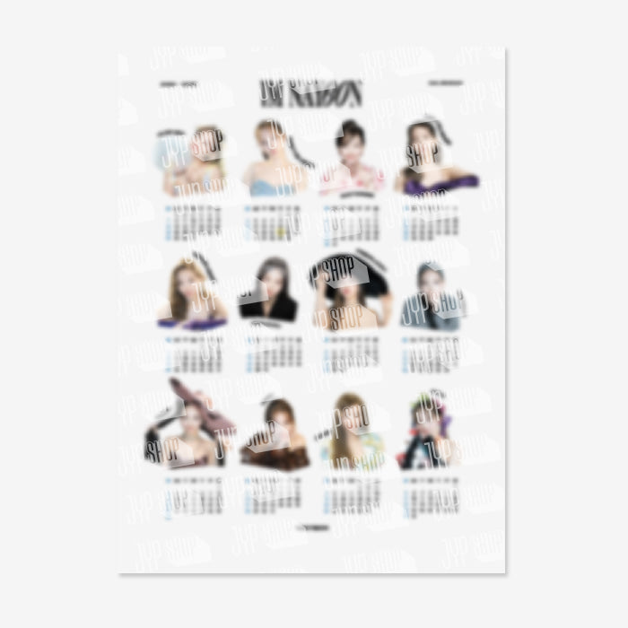 TWICE [IM NAYEON] Official MD - FABRIC POSTER CALENDAR